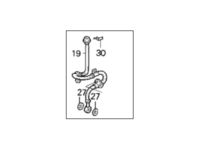 1996 Honda Prelude Hydraulic Hose - 01465-SS0-010