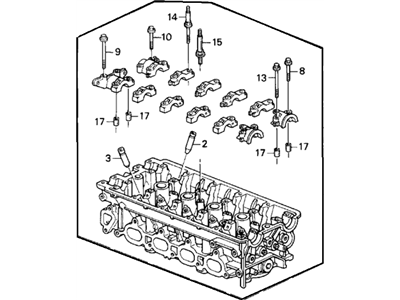 1996 Honda Prelude Cylinder Head - 12100-P14-A01