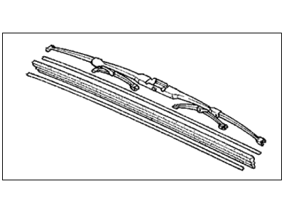 Honda 76630-SK7-A02 Blade, Windshield Wiper (475MM) (Passenger Side)