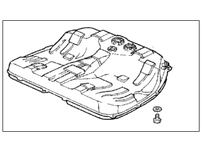 1996 Honda Prelude Fuel Tank - 17500-SS0-A30