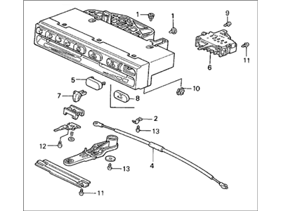 1994 Honda Prelude A/C Switch - 79500-SS0-A01