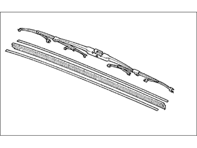 1994 Honda Prelude Wiper Blade - 76620-SM4-G01