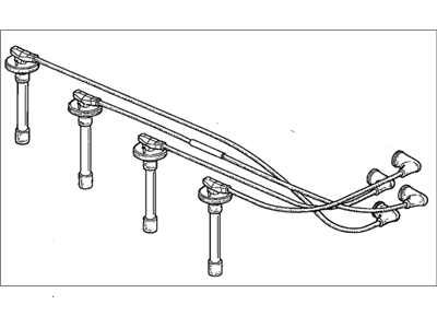 1995 Honda Prelude Spark Plug Wire - 32702-P13-000