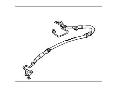 Honda 53713-SS0-A01 Hose, Feed (Driver Side)