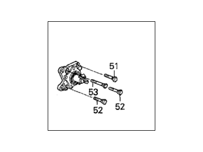 Honda 52250-SS0-980 Spindle Assembly, Right Rear Wheel