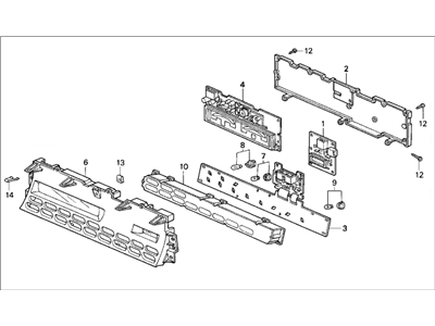 Honda 78150-SS0-A01 Meter Assembly, Sub-Display