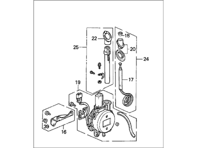 Honda 39150-SS0-A03 Antenna Assembly, Motor