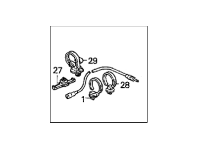 Honda Prelude Antenna Cable - 39159-SS0-J02