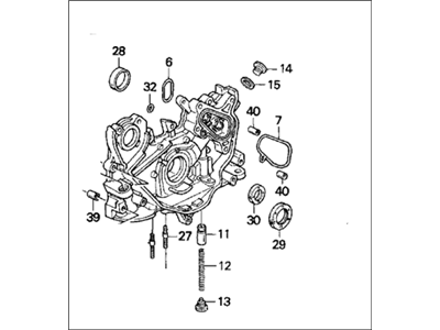 Honda 15100-P13-A01 Pump Assembly, Oil