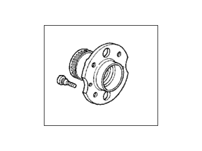 Honda 42200-SS0-981 Bearing Assembly, Rear Hub Unit