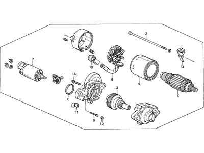 Honda 31200-PT0-015 Starter Motor Assembly