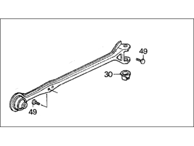 1992 Honda Prelude Trailing Arm - 52372-SS0-A00