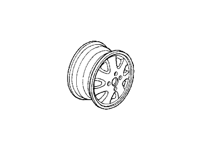 Honda 42700-SS0-A91 Disk, Aluminum Wheel (15X6 1/2 Jj)