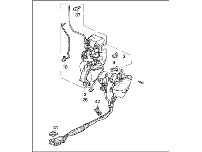 1992 Honda Prelude Door Lock Actuator - 72110-SS0-A02