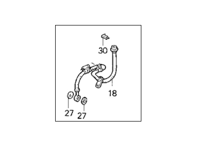 1994 Honda Prelude Brake Line - 01464-SS0-020