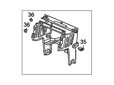 Honda 77160-SS0-A81 Frame, Instrument Center (LH)