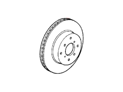 Honda 45251-S1A-G60 Front, Disk Brake