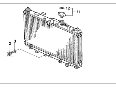 Honda Prelude Radiator - 19010-P39-903