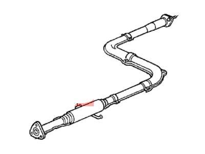 Honda 18220-SS0-G11 Pipe B, Exhuast