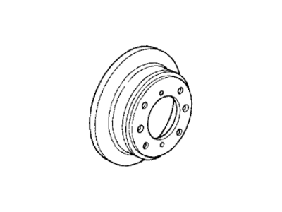 Honda 42510-SS0-000 Disk, Rear Brake