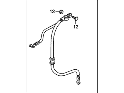 1992 Honda Prelude Battery Cable - 32600-SS0-910