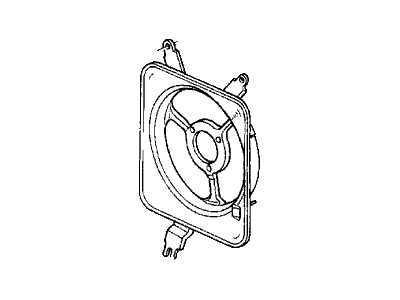 1992 Honda Accord Fan Shroud - 38615-PT3-A00