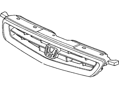 1996 Honda Civic Grille - 71121-S03-000ZK