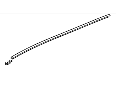 Honda Genuine Roof Molding Set L&R With Clips – Civic EG6, 74306-SR3-003 / 74316-SR3-003