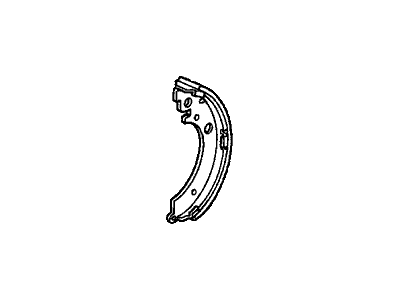 Honda 43153-SR4-A03 Shoe, Rear Brake