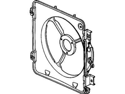 Honda 80161-S04-000 Shroud, Condenser Fan