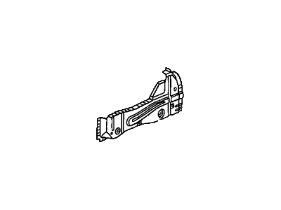 Honda 60714-SCV-A01ZZ Member, L. FR. Wheelhouse (Upper)