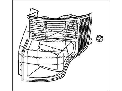 Honda 33551-SCV-A31 Lamp Unit, L. Tail