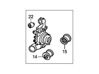 Honda 52210-SCV-A90 Knuckle, Right Rear