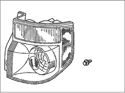 Honda 33501-SCV-A11 Lamp Unit, R. Tail