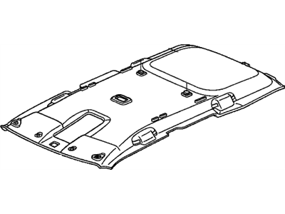 Honda 83200-SCV-A41ZA Lining Assy., Roof *NH220L* (CLEAR GRAY)