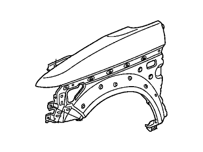 thumbnail image 2 of Front Fender Liner Set For Honda Element SC 2007-2008 – LH & RH Inner Pair 2 of 2