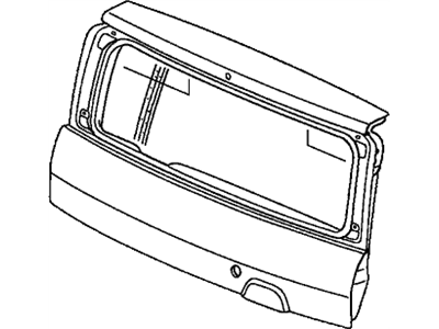 2003 Honda Element Tailgates - 68100-SCV-A90ZZ