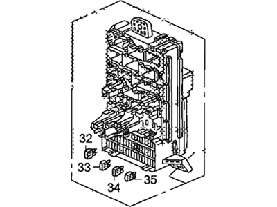 Honda Element Fuse Box - 38200-SCV-A33