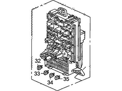 Honda 38200-SCV-A33 Box Assembly, Fuse