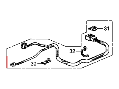 Honda 32108-SCV-A00 Sub-Wire, Console