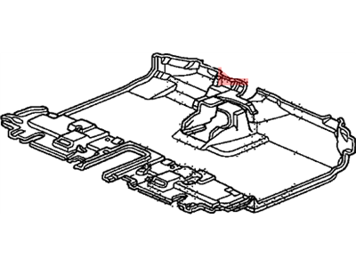 Honda 83301-SCV-A02ZB Covering Assy., FR. Floor *NH167L* (GRAPHITE BLACK)