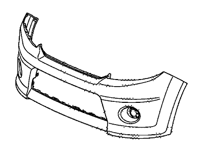 Honda 04711-SCV-A40ZZ Face, Front Bumper (Dot)