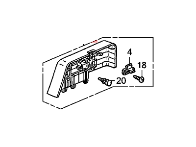 Honda 84661-SCV-A01ZC