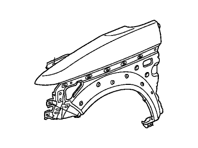 2007 Honda Element Fender - 60211-SCV-A91ZZ