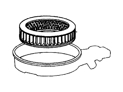 Honda 17220-671-305 Element, Air Cleaner