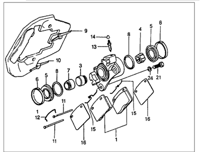 Honda 45230-657-672