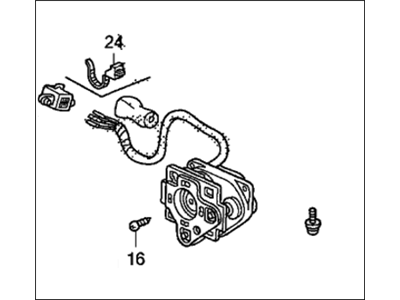 2007 Honda Odyssey Mirror Actuator - 76215-SHJ-C41