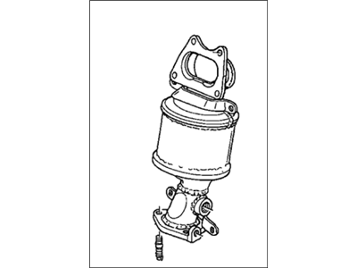 Honda 18290-RGL-A00 Converter, RR. Primary