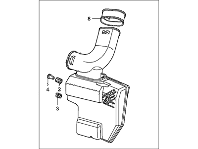 Honda 17230-RGL-A00 Chamber Assy., Resonator