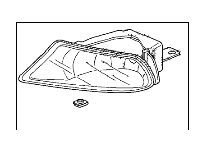 Honda 33901-SHJ-A01 Foglight Unit, Passenger Side